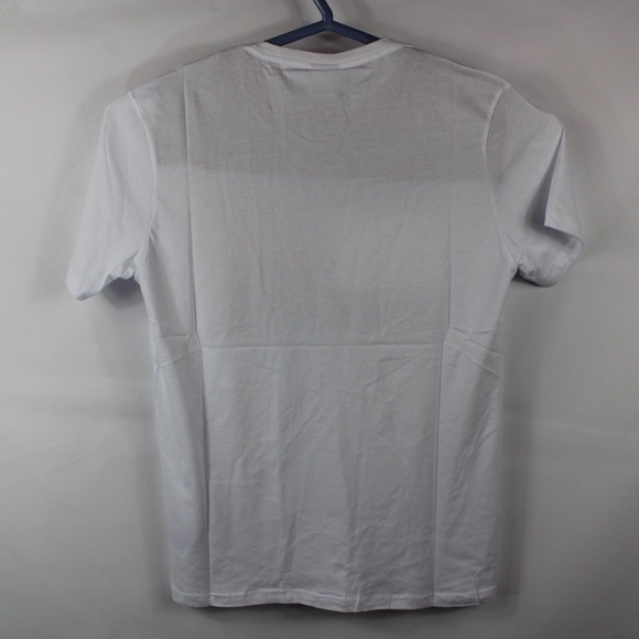 New Tommy Hilfiger Spell Out Flag Logo Shirt White - Picture 5 of 6